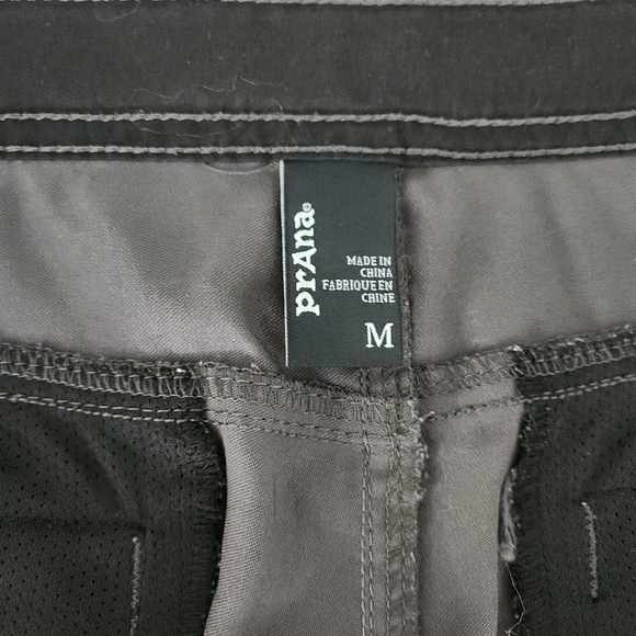 PRANA Breathe Technical Capri Hiking Shorts grey m - Picture 9 of 14
